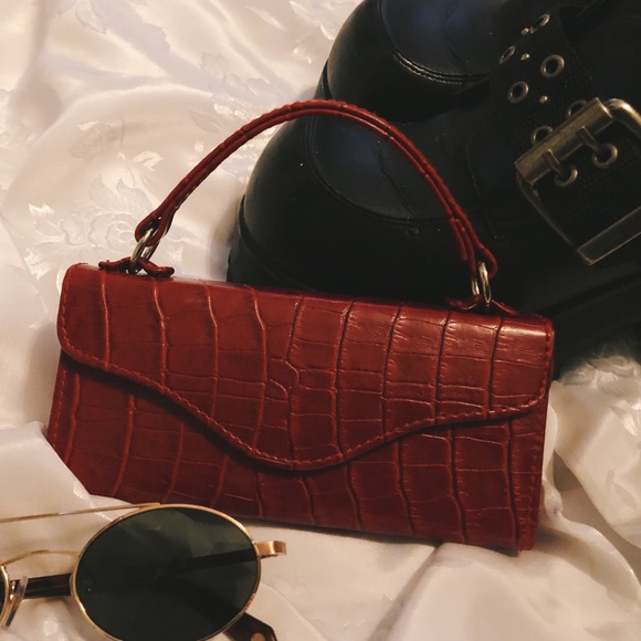 Vintage Handbags - Vintage / 90s Red Micro Purse